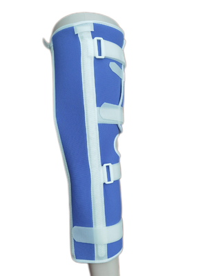 Schiuma respirabile del singolo del pannello immobilizzatore del ginocchio con Terry Liner And Aluminum Stay