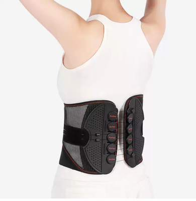 Supporto regolabile lombare respirabile di compressione di Mesh Pulley Back Brace Lightweight