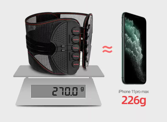 Supporto regolabile lombare respirabile di compressione di Mesh Pulley Back Brace Lightweight