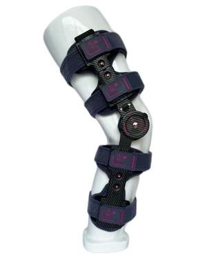 Il gancio di ginocchio op della posta telescopica con il soggiorno della fibra del carbonio, ha munito ROM Knee Brace di cardini