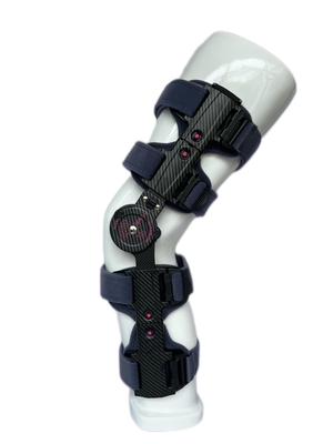 Il gancio di ginocchio op della posta telescopica con il soggiorno della fibra del carbonio, ha munito ROM Knee Brace di cardini