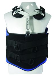 Corsetto posteriore chirurgico lombare toracico di sostegno di Tlso della parte posteriore del gancio nero della spina dorsale