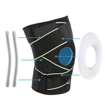 Gancio di ginocchio universale del neoprene con gli stabilizzatori della primavera