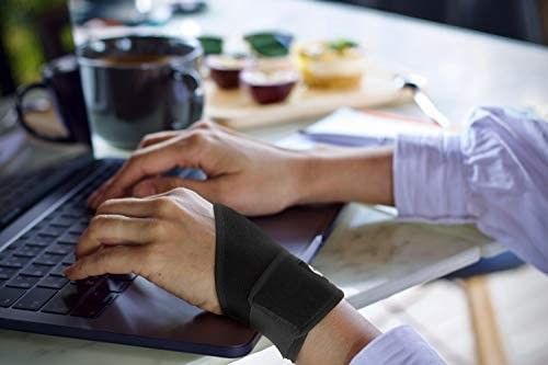 Contributo di polso nero regolabile del neoprene del gancio del polso all'artrite