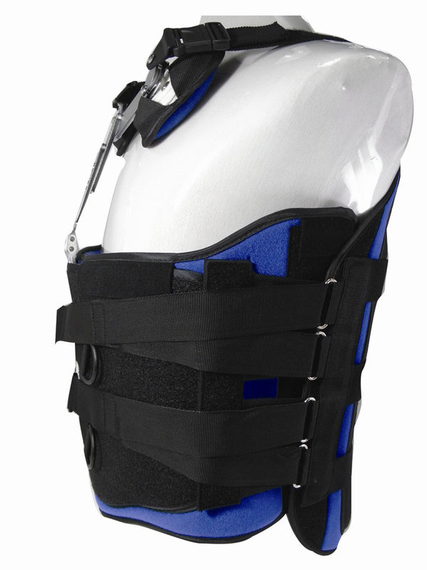 Corsetto posteriore chirurgico lombare toracico di sostegno di Tlso della parte posteriore del gancio nero della spina dorsale